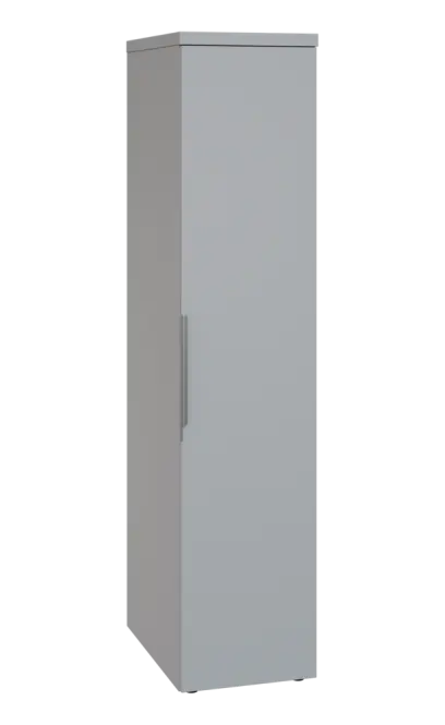 SIST 5 - 42 šatní skříň, 1-dveřová, tyč, pravá, 1820x400x600, šedá